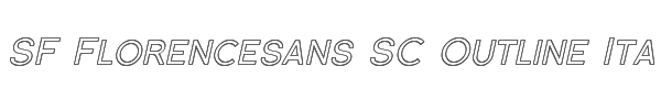 SF Florencesans SC Outline Italic 