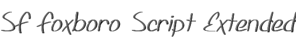 SF Foxboro Script Extended 