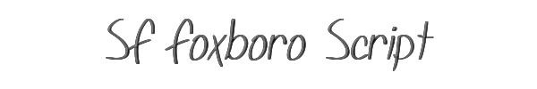 SF Foxboro Script 