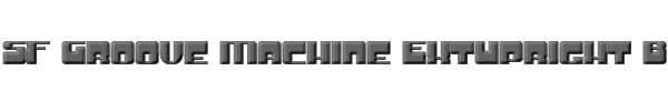 SF Groove Machine ExtUpright Bold 