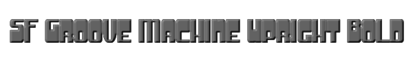 SF Groove Machine Upright Bold 