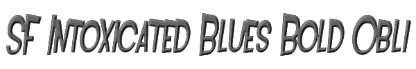 SF Intoxicated Blues Bold Oblique 