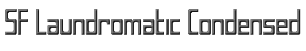 SF Laundromatic Condensed 