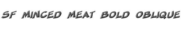 SF Minced Meat Bold Oblique 