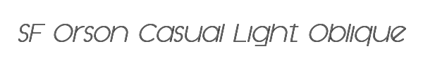 SF Orson Casual Light Oblique 
