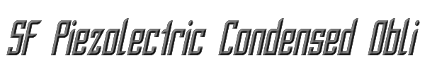 SF Piezolectric Condensed Oblique 
