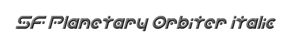 SF Planetary Orbiter Italic 