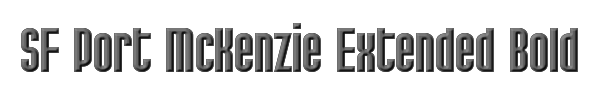 SF Port McKenzie Extended Bold 