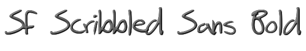 SF Scribbled Sans Bold 