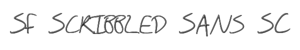 SF Scribbled Sans SC 