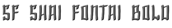 SF Shai Fontai Bold 