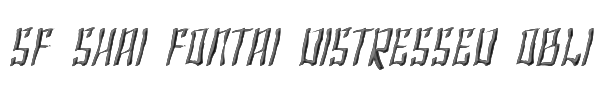 SF Shai Fontai Distressed Oblique 