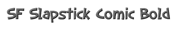 SF Slapstick Comic Bold 