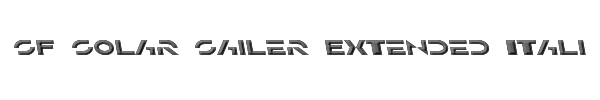 SF Solar Sailer Extended Italic 