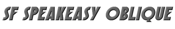 SF Speakeasy Oblique 