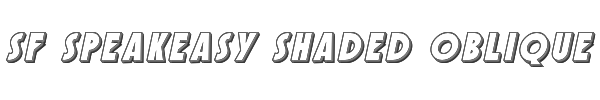 SF Speakeasy Shaded Oblique 