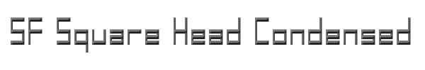 SF Square Head Condensed 
