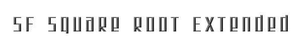 SF Square Root Extended 