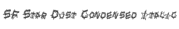 SF Star Dust Condensed Italic 