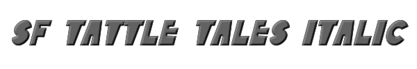 SF Tattle Tales Italic 