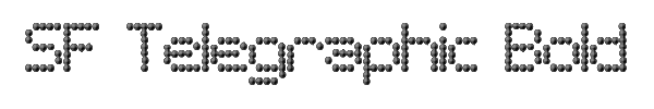 SF Telegraphic Bold 