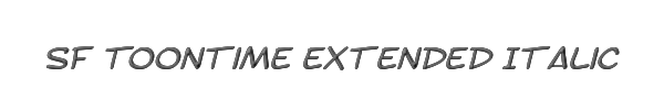 SF Toontime Extended Italic 