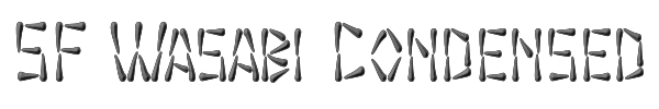 SF Wasabi Condensed 