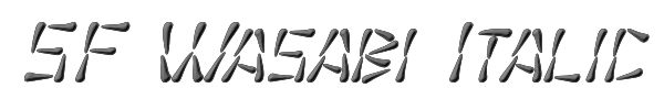 SF Wasabi Italic 