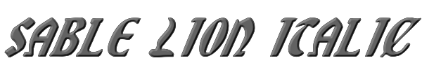 Sable Lion Italic 