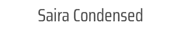 Saira Condensed 