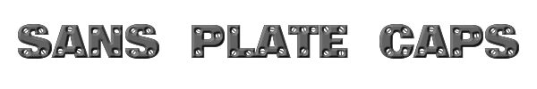 Sans Plate Caps 