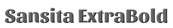 Sansita ExtraBold 