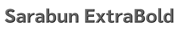 Sarabun ExtraBold 