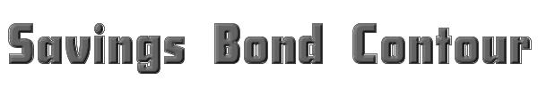 Savings Bond Contour 