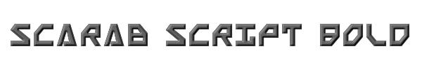 Scarab Script Bold 