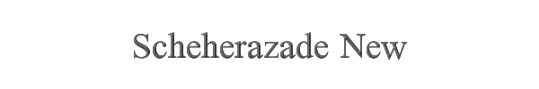 Scheherazade New 
