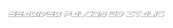 Searider Falcon 3D Italic 