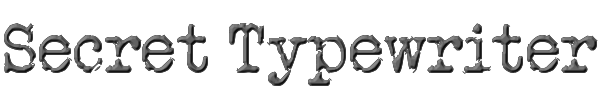 Secret Typewriter 
