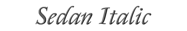 Sedan Italic 