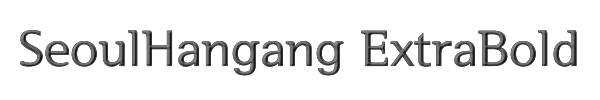 SeoulHangang ExtraBold 