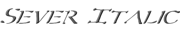 Sever Italic 
