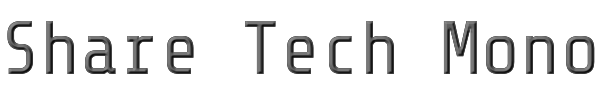 Share Tech Mono 