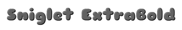 Sniglet ExtraBold 