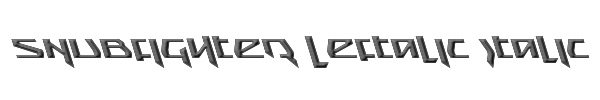Snubfighter Leftalic Italic 