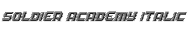 Soldier Academy Italic 
