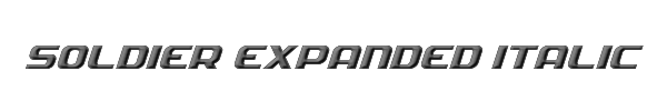 Soldier Expanded Italic 
