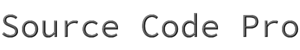Source Code Pro 