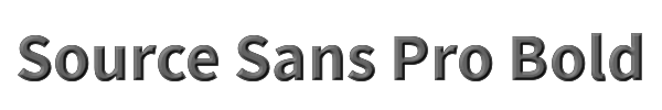 Source Sans Pro Bold 