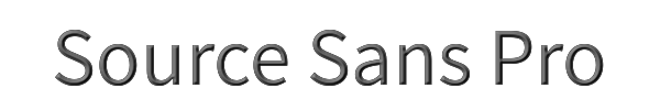 Source Sans Pro 
