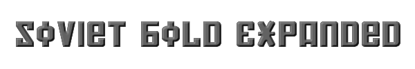 Soviet Bold Expanded 